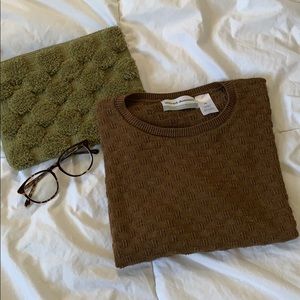 🌱 Vintage Alfred Dunner brown sweater